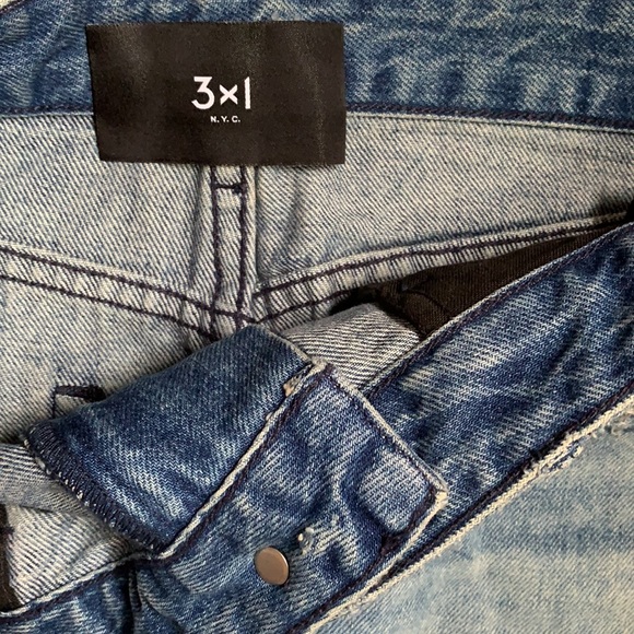 3x1 Made Here Celine denim vintage mini skirt sz30 - Picture 11 of 11